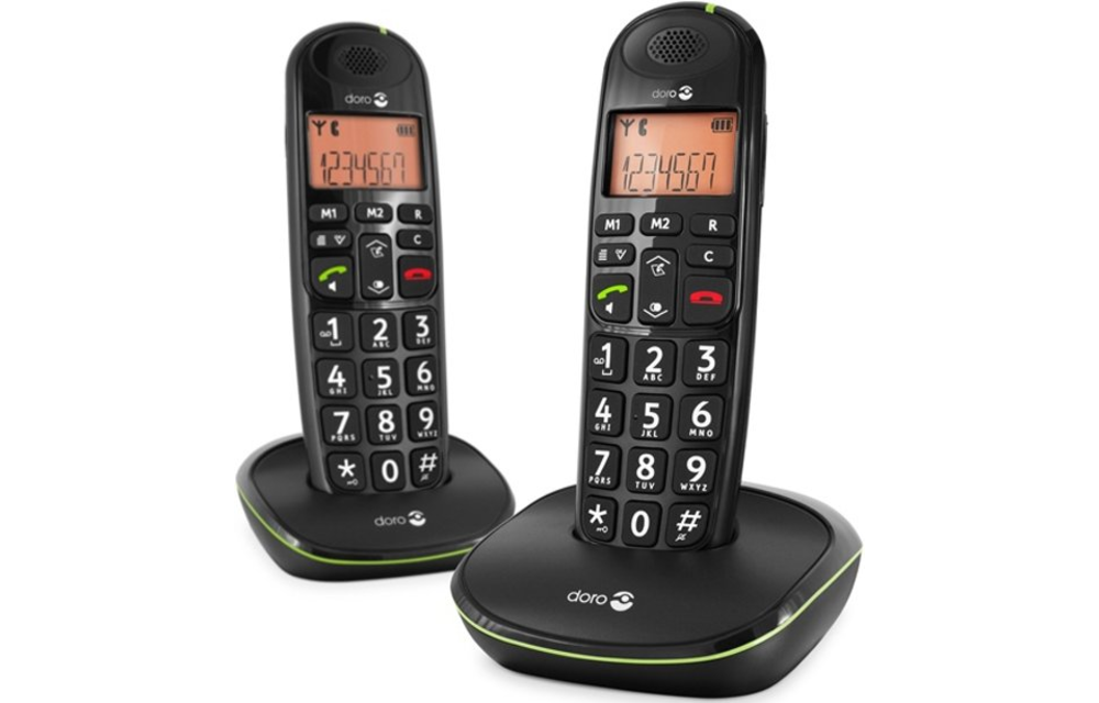 Doro Phone Easy 100w Duo Zwart - Senioren telefoon