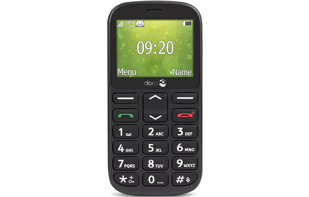 Doro 1361 Zwart - Senioren telefoon