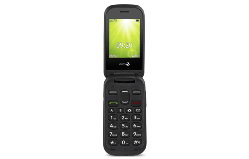 Doro 2404 Zwart - Senioren telefoon