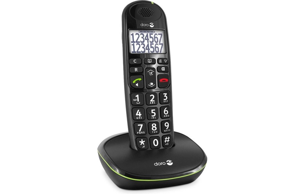 Doro Phone Easy 110 Zwart - Senioren telefoon