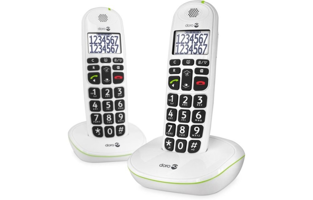DORO Phone Easy 110 Duo Wit - Senioren telefoon