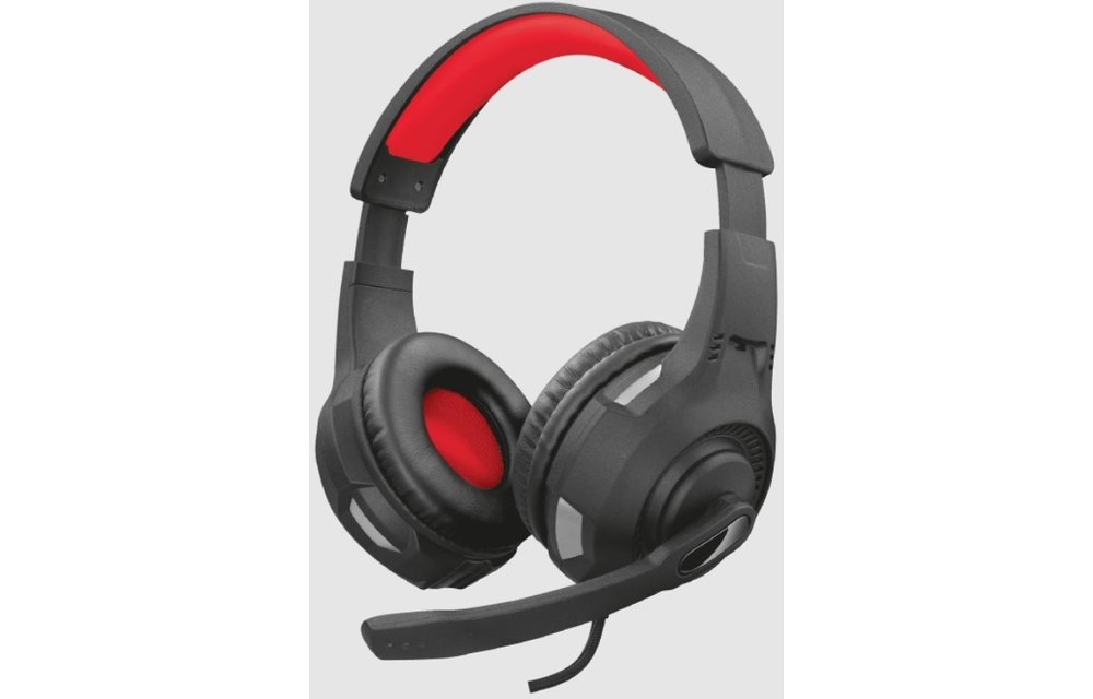Trust GXT 307 Ravu (Zwart/Rood) - Gaming headset
