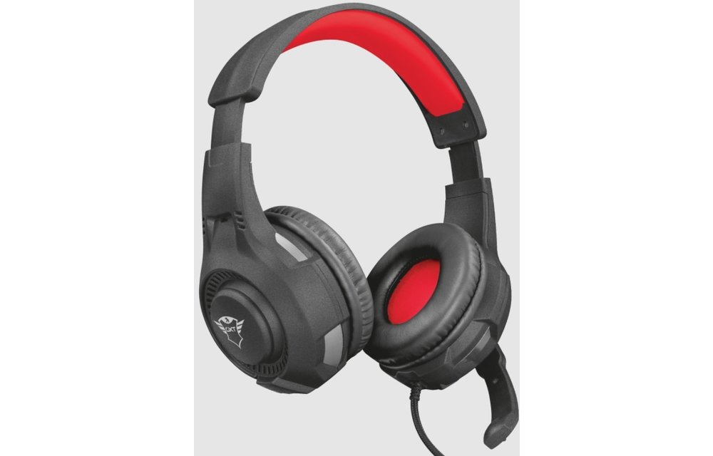 Trust GXT 307 Ravu (Zwart/Rood) - Gaming headset