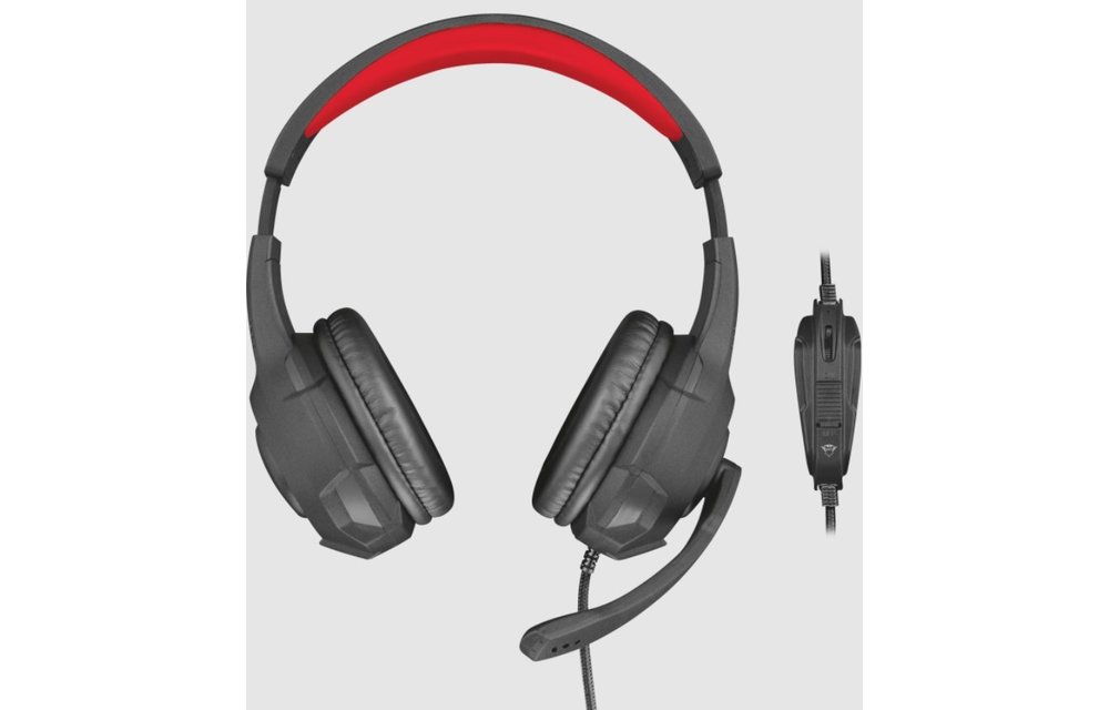 Trust GXT 307 Ravu (Zwart/Rood) - Gaming headset
