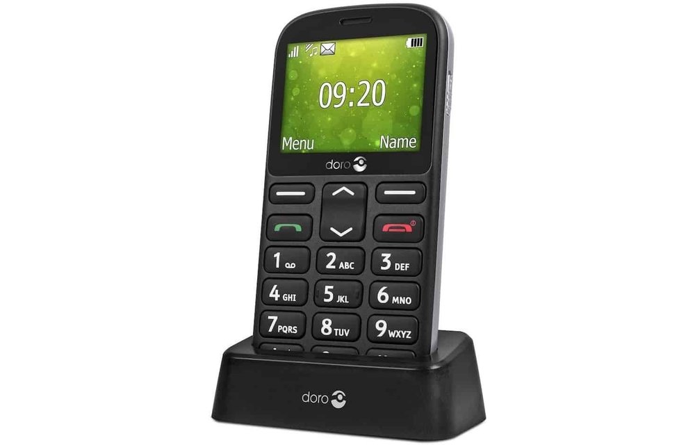 Doro 1361 Zwart - Senioren telefoon