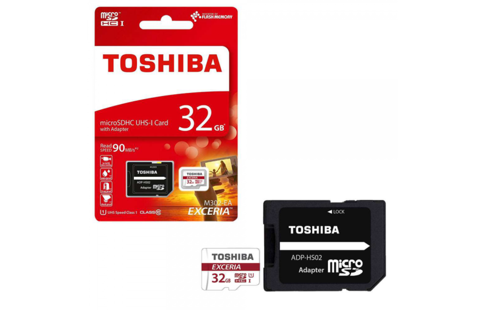 Componeren Gestreept Hen Toshiba EXCERIA 32GB Micro SDHC geheugenkaart - Obbink