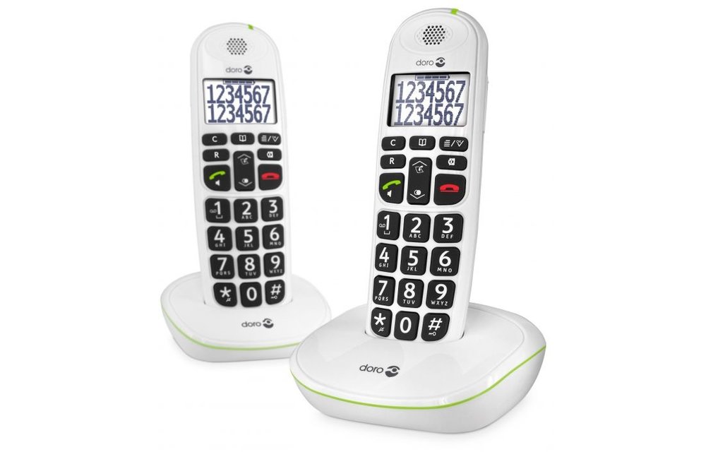 DORO Phone Easy 110 Duo Wit - Senioren telefoon