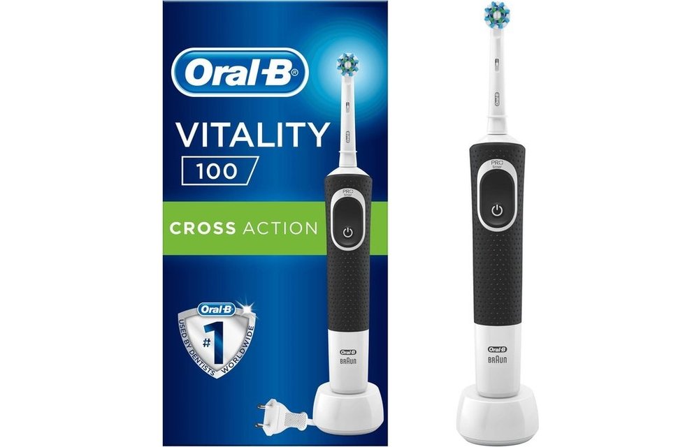 Oral-B Vitality 100 CrossAction Zwart - Elektrische tandenborstel