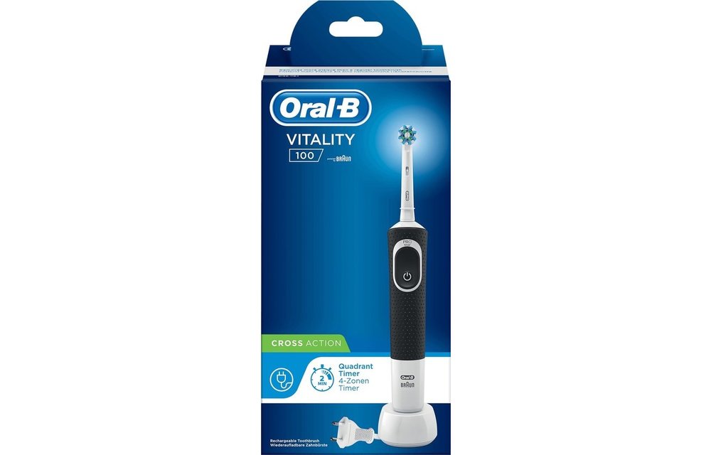Oral-B Vitality 100 CrossAction Zwart - Elektrische tandenborstel