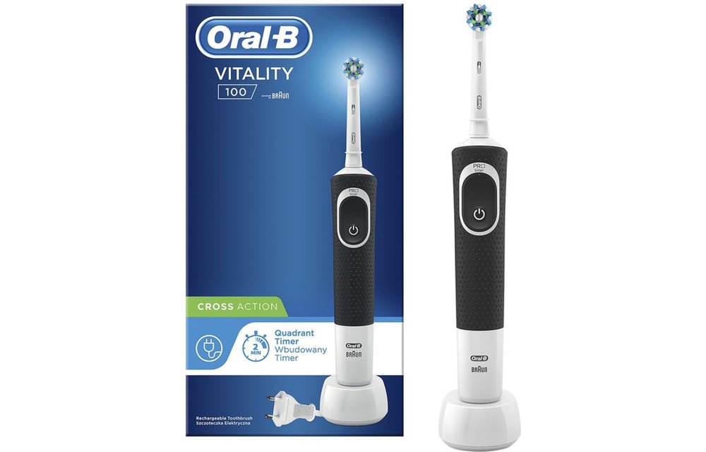 Oral-B Vitality 100 CrossAction Zwart - Elektrische tandenborstel