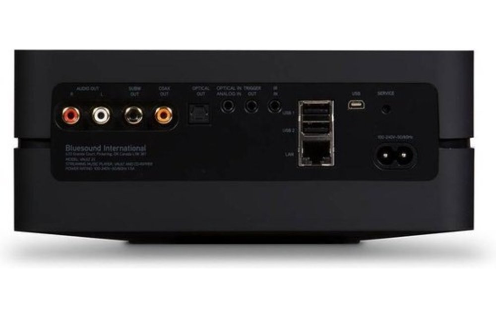 Bluesound Vault 2i Zwart Multiroom muziekstreamer - Versterker