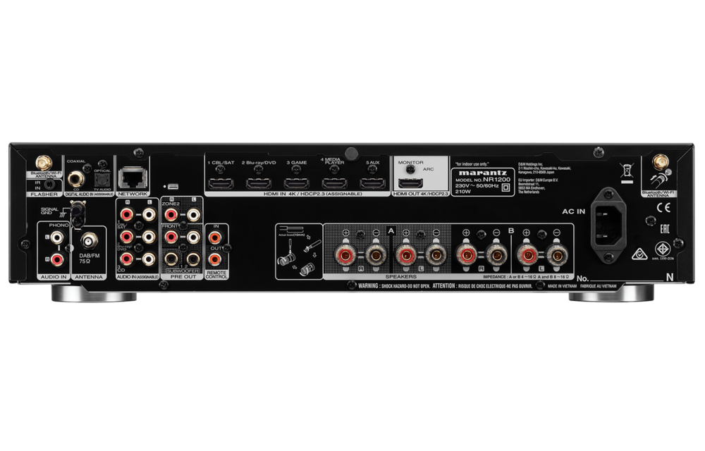 Marantz NR1200Receiver (Zilver) - Receiver