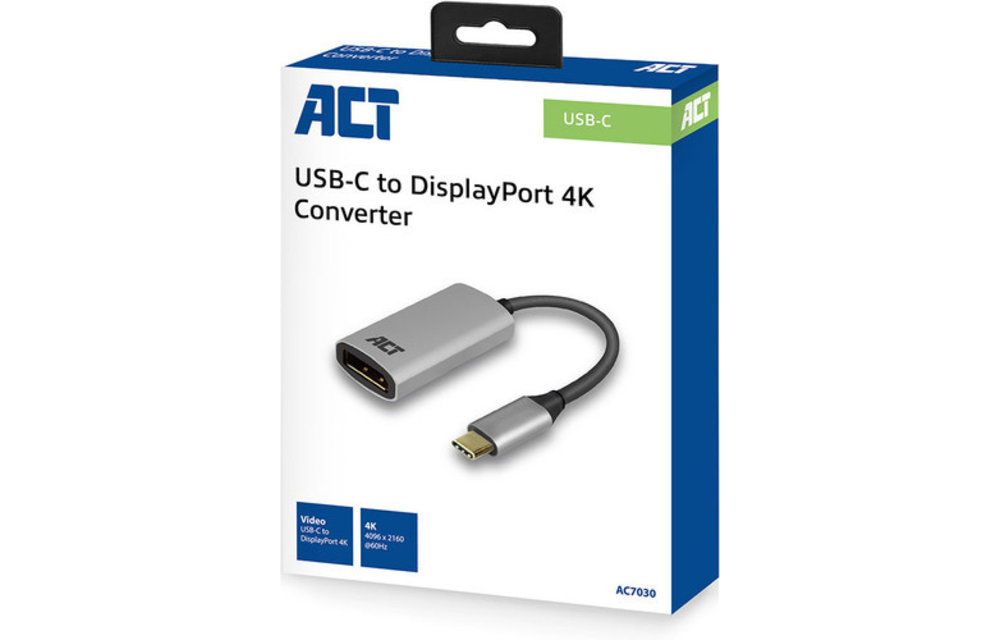 ACT AC7030 USB-C - Display Port female - Adapter