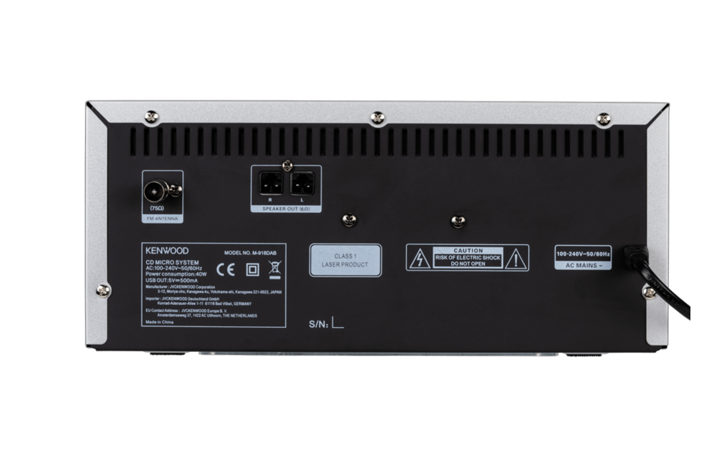 Kenwood M918DAB - Stereo set