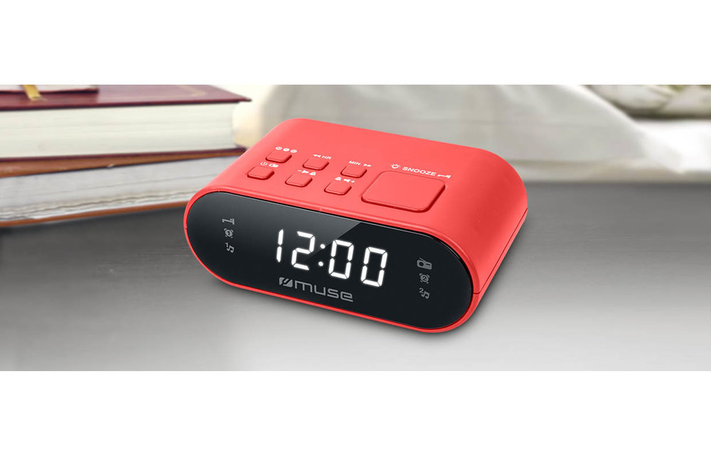 Muse M-10RED - Wekkerradio