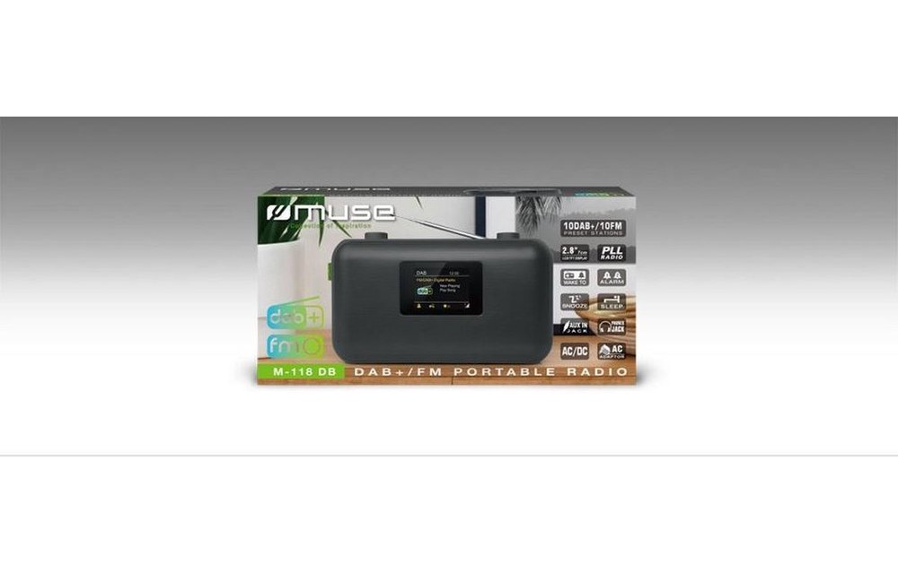 Muse M-118 DBPortable Radio - Radio