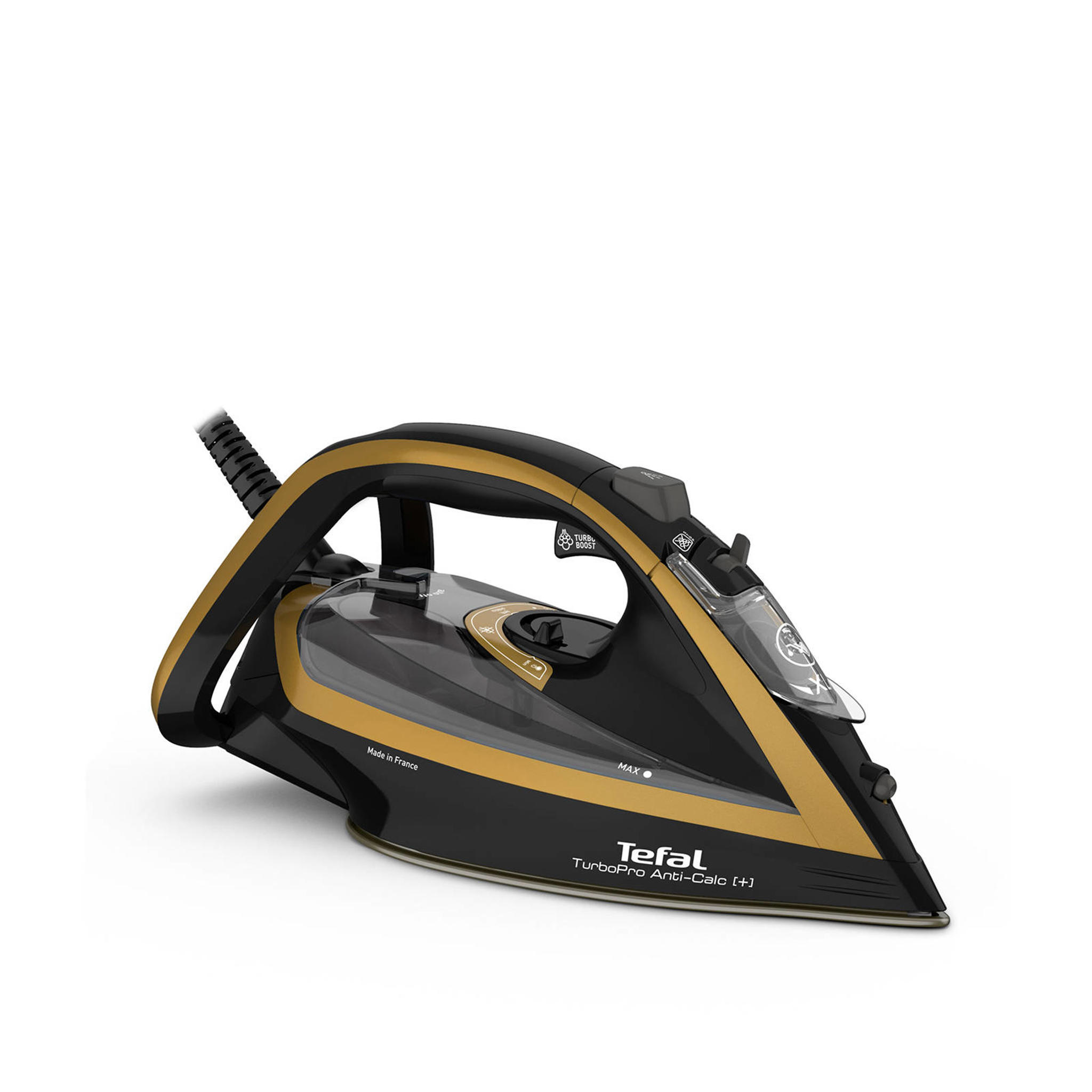 Hoelahoep Kudde Oude tijden Tefal TurboPro Anti-Calc FV5696 - Stoomstrijkijzer - Obbink