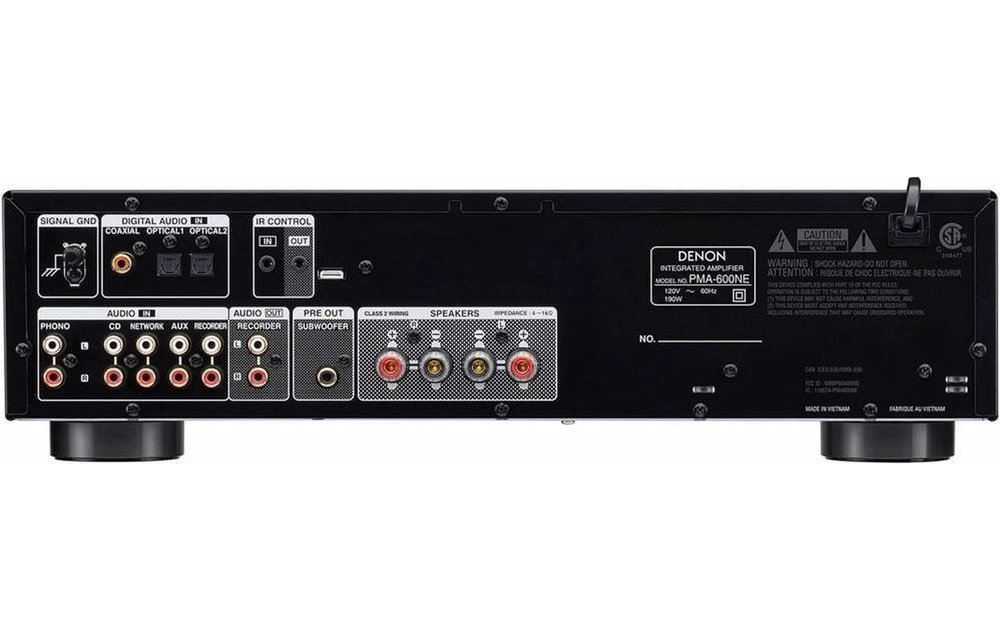Denon PMA-600NE Zwart - Versterker