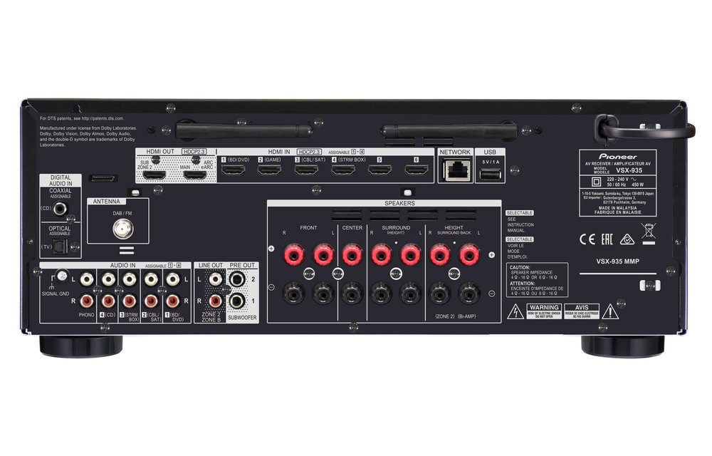 Pioneer AV-Reiver VSX-934 - Receiver