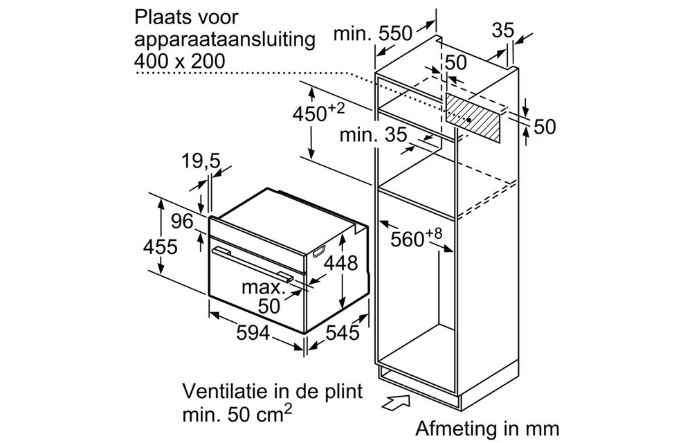 Bosch CPA565GS0 - Inbouw magnetron