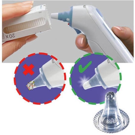 Braun LF40 Navulset Lensfilters oorthermometer - Lichaamsthermometer