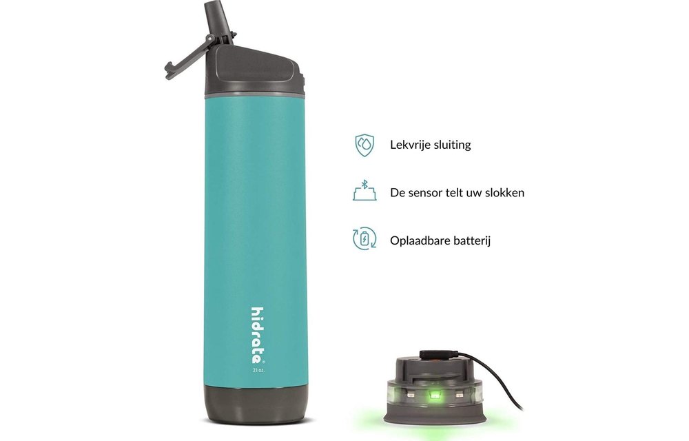 Hidrate Spark Steel (Straw Sea Glass) - Drinkfles