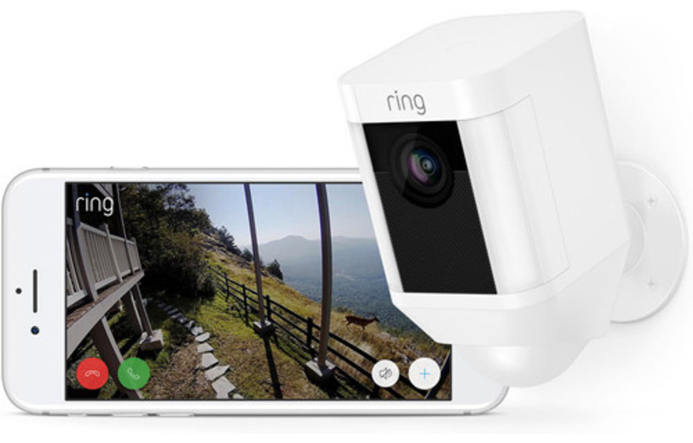 Ring Spotlight Cam Battery Wit - Beveiligingscamera