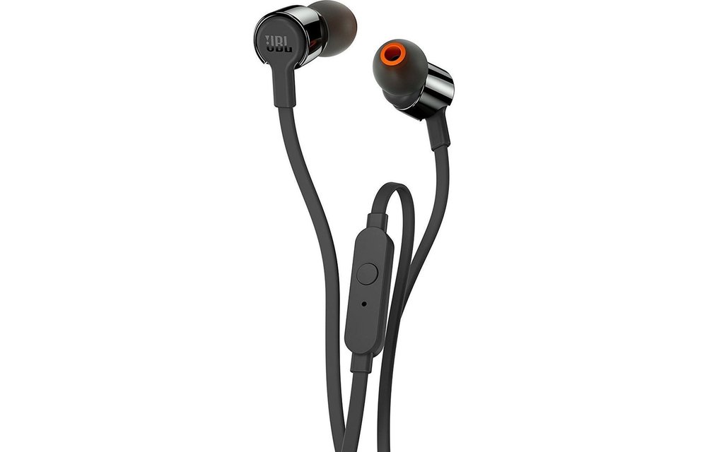 JBL T210 zwart In-Ear oordopjes - Oordopjes