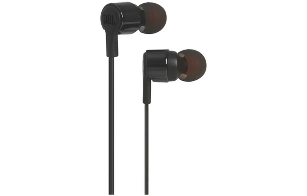 JBL T210 zwart In-Ear oordopjes - Oordopjes