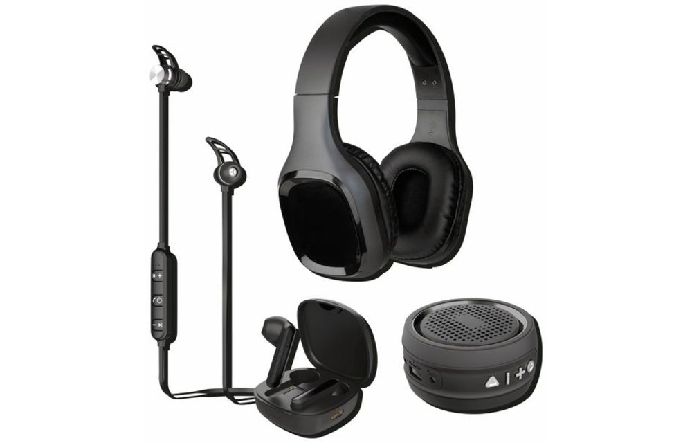 Denver BTC-413 Bluetooth family set 4in1 - Draadloze koptelefoon