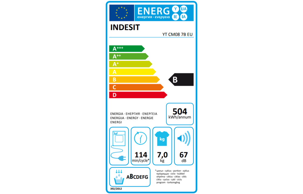 Indesit YT CM08 7B EU - Condensdroger