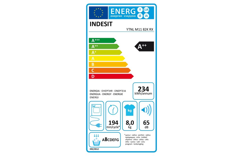 Indesit YTNL M11 82K RX - Warmtepompdroger