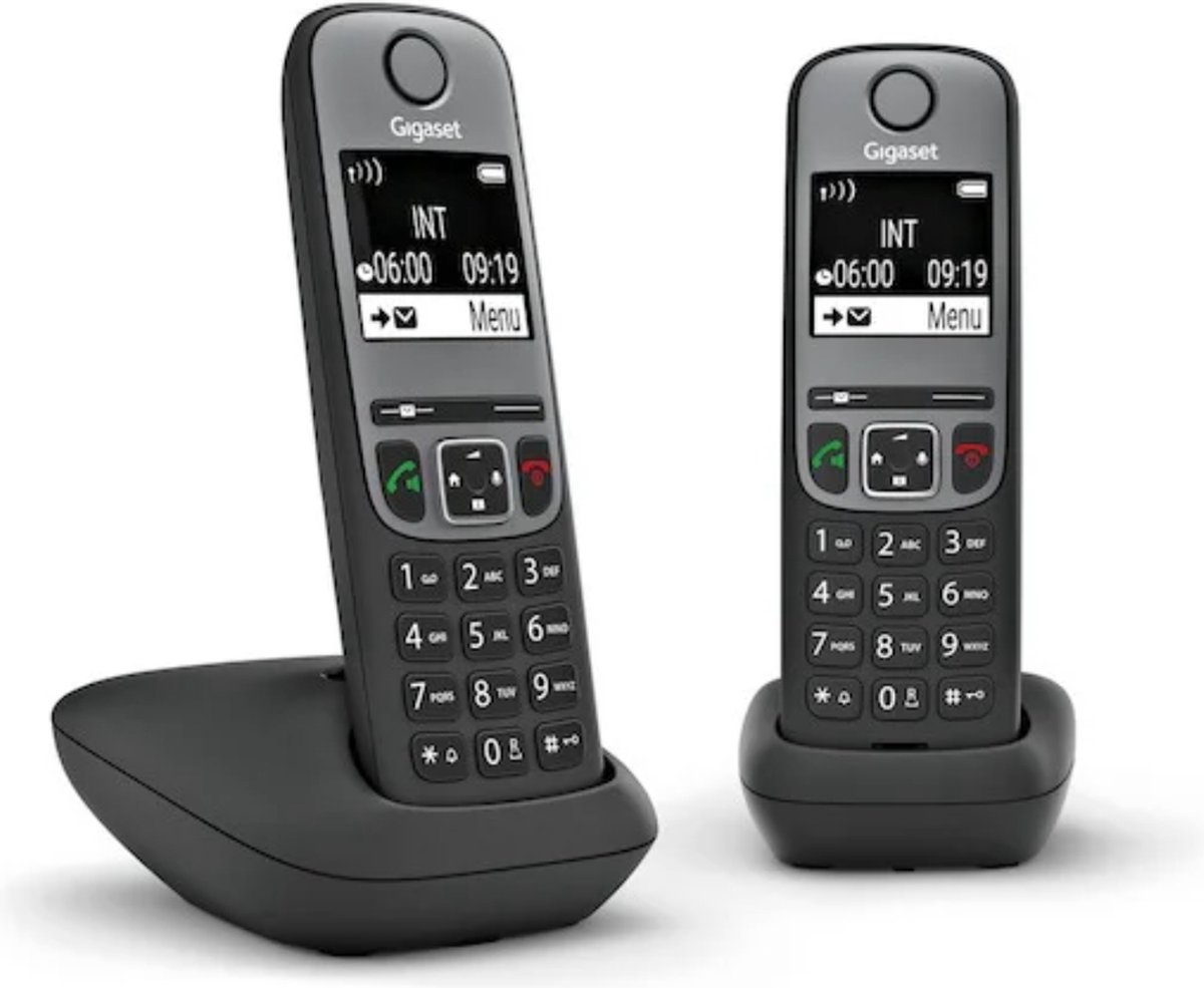 Gigaset A705 Duo Zwart - Dect telefoon
