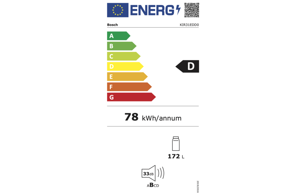 Bosch EXCLUSIV KIR31EDD0 - Inbouw koelkast