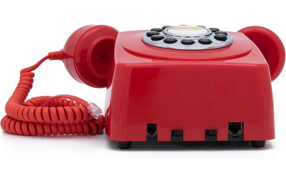 GPO 746 Retro Wandtelefoon Rood - Retro telefoon