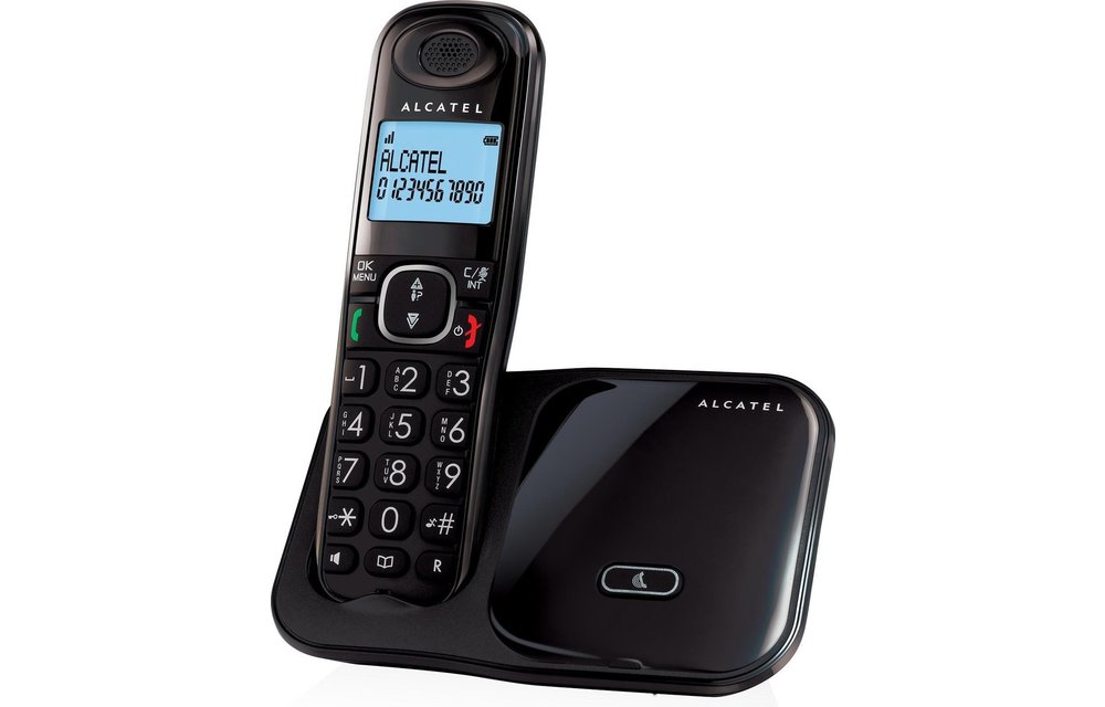 Alcatel XL280 Solo Zwart - Dect telefoon
