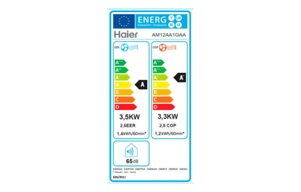 Haier AM12AA1GAA - Mobiele airco