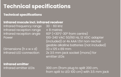Marmitek Invisible Control Black 4 Infrarood verlenger