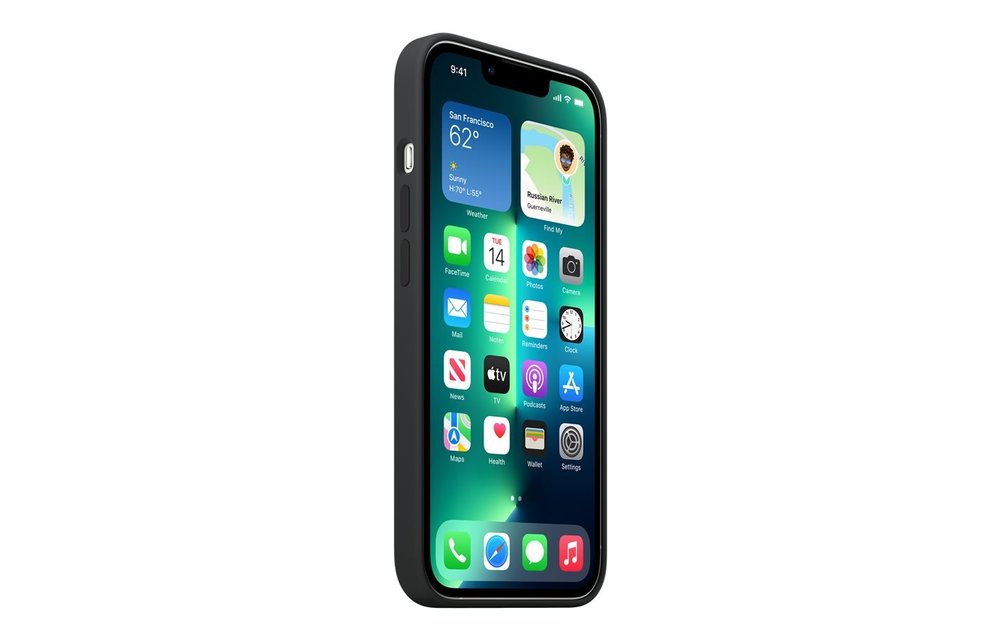 Apple iPhone 13 Pro Silicone Case with MagSafeMidnight