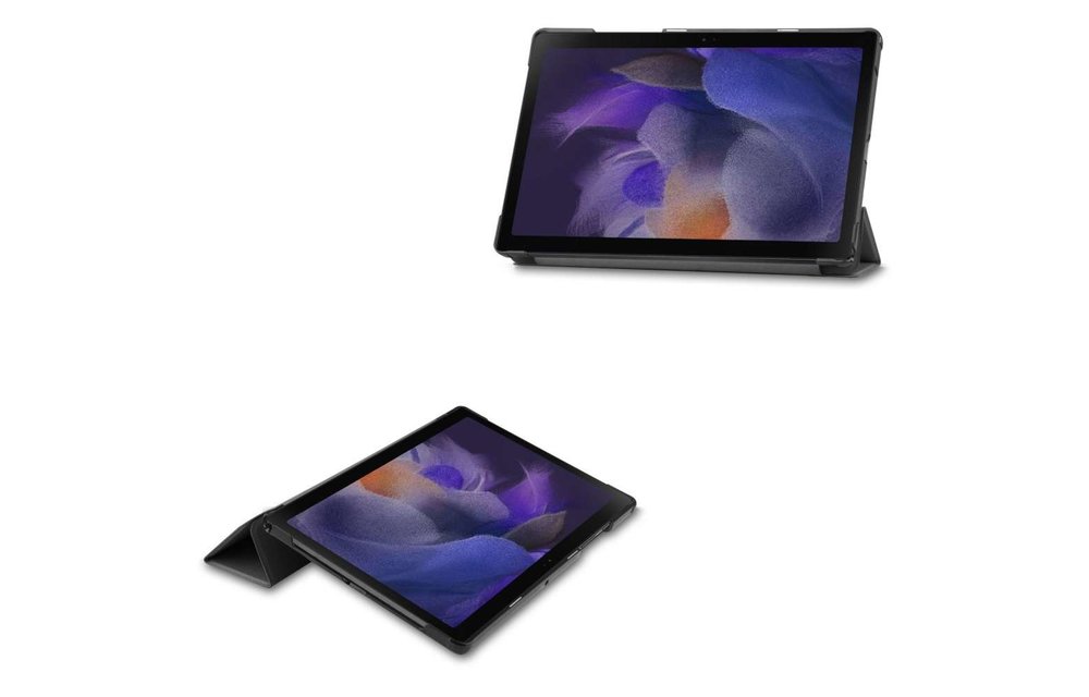 Just in Case Samsung Galaxy Tab A8 - Smart Tri-Fold Case - Grijs - Beschermhoes