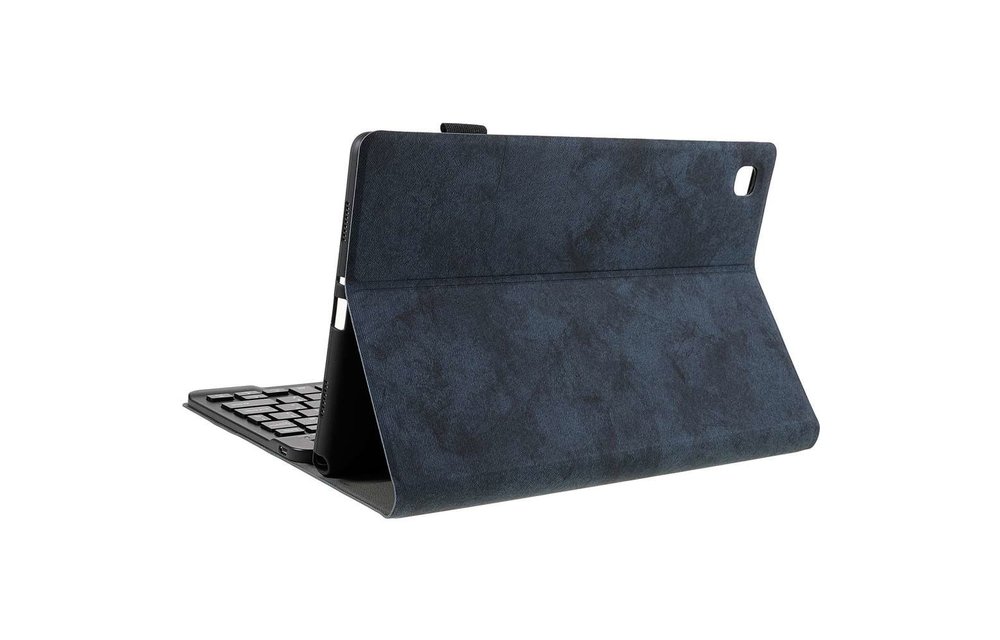 Just in Case Samsung Galaxy Tab A8 - Premium Bluetooth Keyboard Cover Qwerty Blauw - Beschermhoes