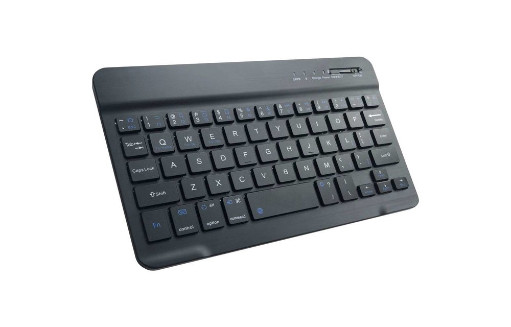 Just in Case Samsung Galaxy Tab A8 - Premium Bluetooth Keyboard Cover Qwerty Blauw - Beschermhoes
