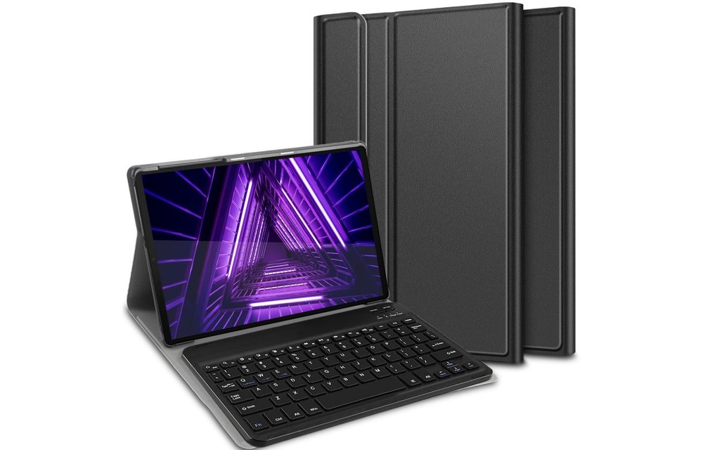 Just in Case Lenovo Tab M10 Plus - Premium Bluetooth Keyboard Cover Qwerty