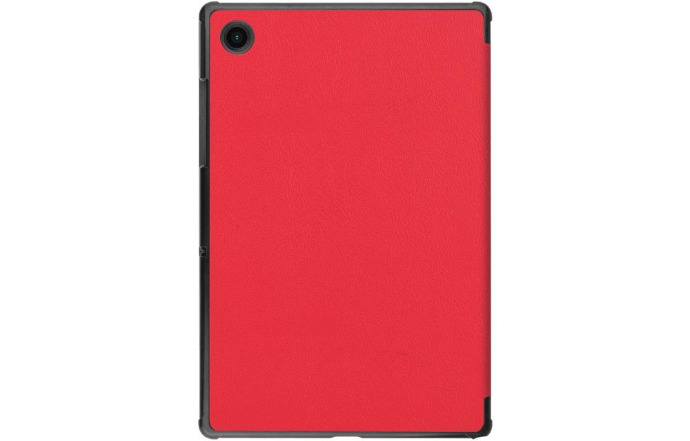 Just in Case Samsung Galaxy Tab A8 - Smart Tri-Fold Case - Rood - Beschermhoes