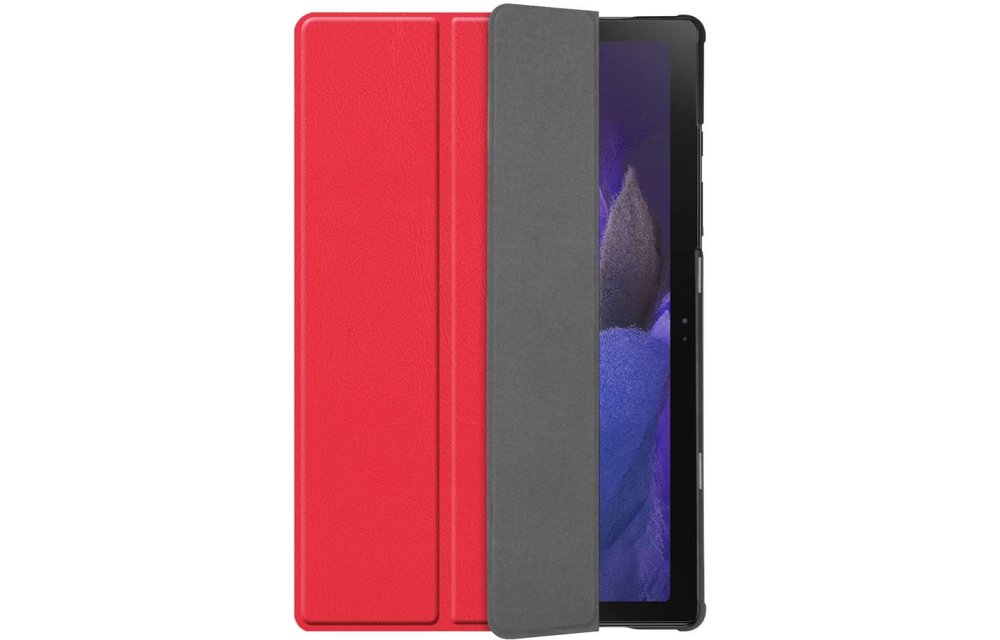 Just in Case Samsung Galaxy Tab A8 - Smart Tri-Fold Case - Rood - Beschermhoes