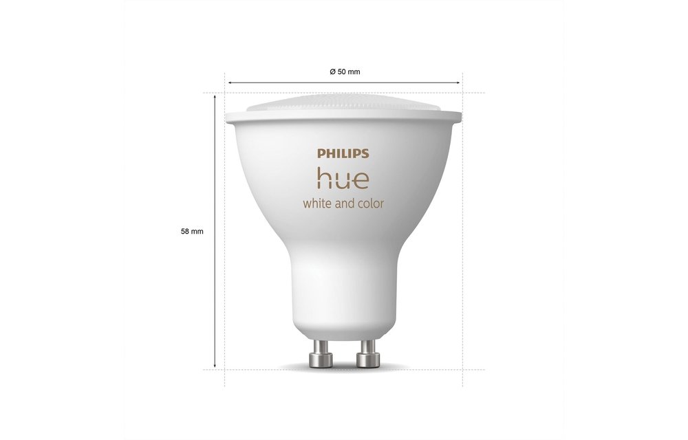 Philips Hue 1x GU10 4.3W Color Ambiance Single Pack