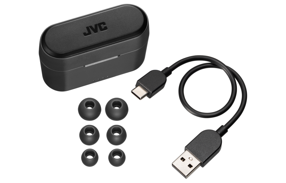 JVC HA-A9T-B Zwart - Draadloze oordopjes