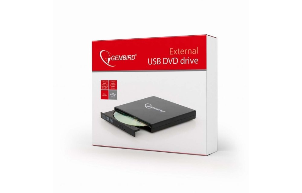 Gembird Externe DVD USB drive DVD-USB-02
