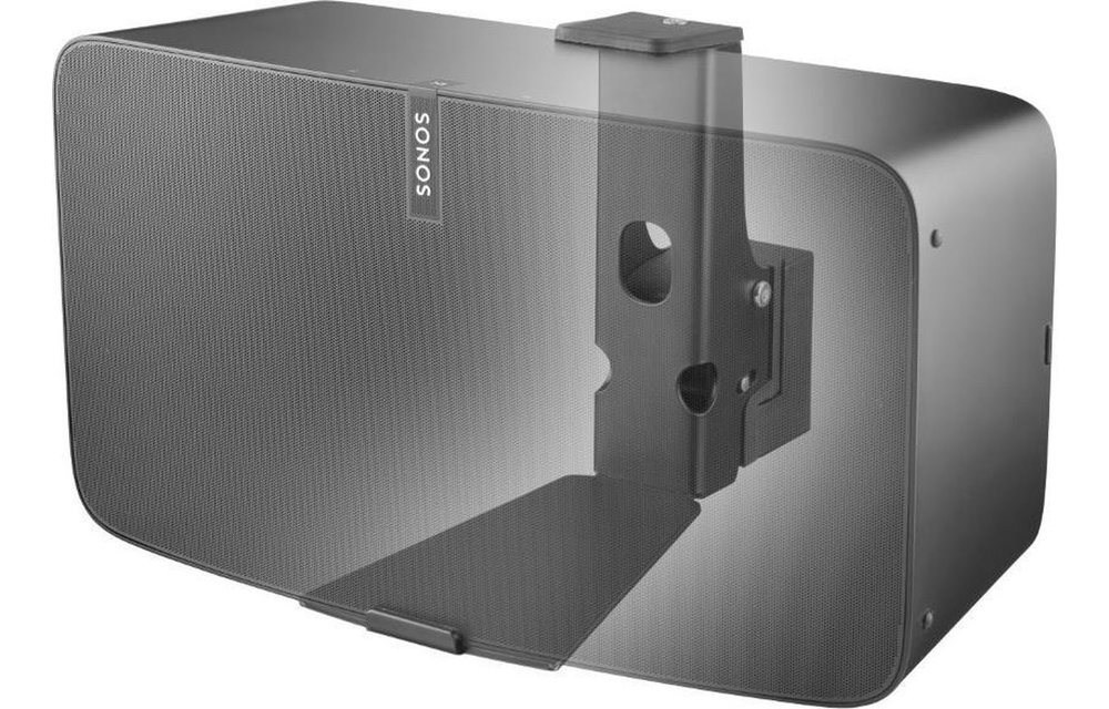 Cavus CMP5HB Horizontale Muurbeugel voor Sonos Five - Draaibare & Kantelbare ophangbeugel - Zwart