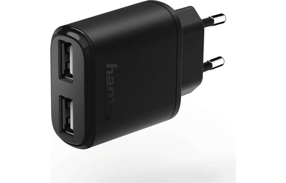 Hama 2-voudige USB-oplaadadapter "Auto-Detect" voor tablet-pc´s
